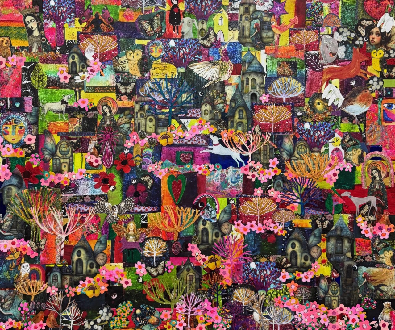 Working on Therapeutic Intuitive Collage